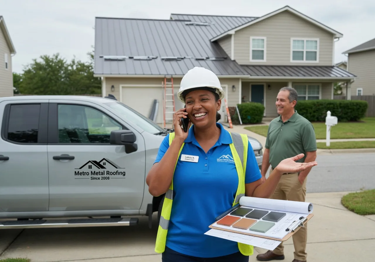 Storm Damage Metal Roof Repair in Huntland, TN